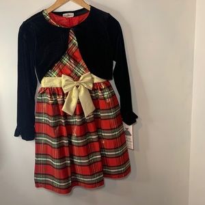 New Girls Rare Editions Red 2 Piece Set Size 12